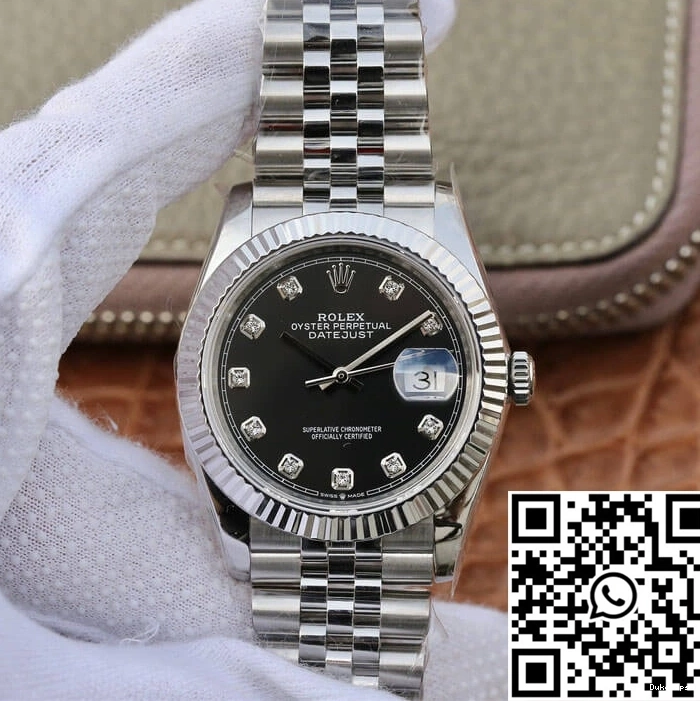 Datejust Black Factory M126234-0027 GM Diamond-se Dial Rolex 0411